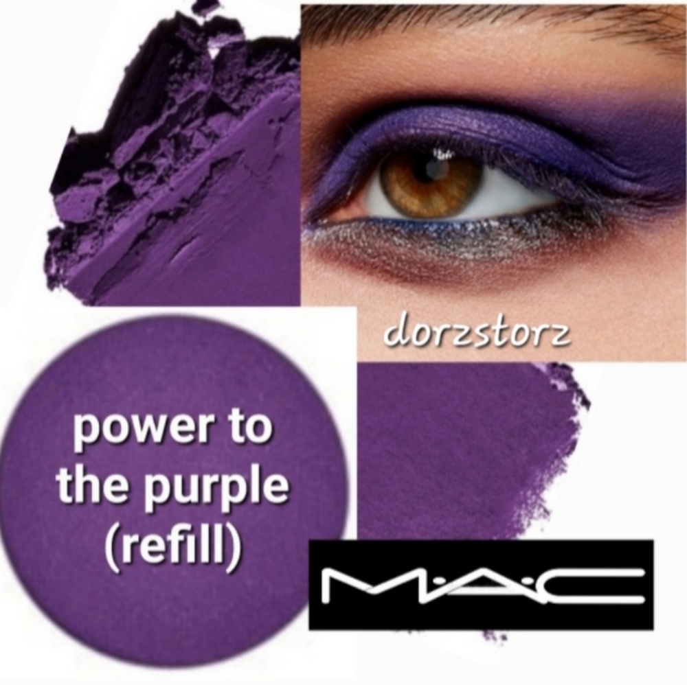 MAC Eye Shadow Matte REFILL *POWER TO THE PURPLE* Brand New